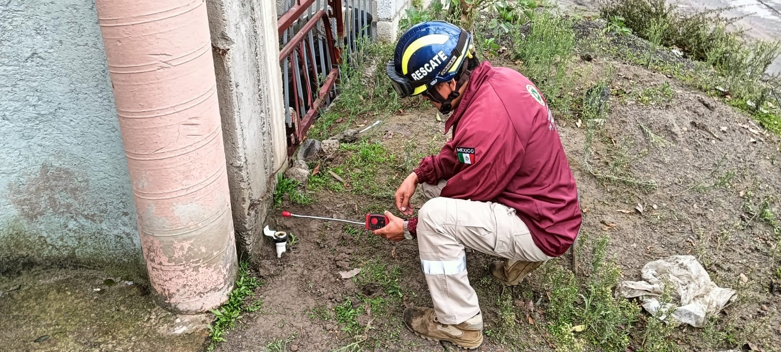 Fuga de gas en colonia San Isidro Castillotla, Puebla